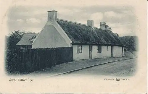 PC02705 Burns Cottage. Ayr. Zuverlässige Serie