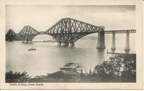 PC02855 Forth Bridge von Süden. G.W.W. Postkarte