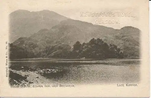 PC01895 silberner Strang. Eliens Isle. Willkommen. Loch Katrine