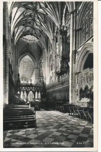 PC03678 Presbyterium und Chor. Ely-Kathedrale. W. Scott. RP