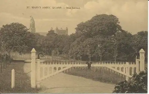 PC01969 St. Marys Abbey. Quarr. Haupteingang