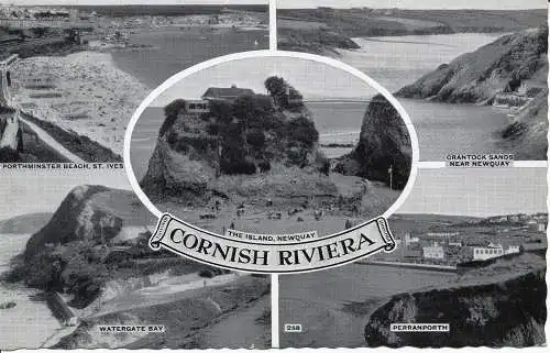 PC02157 Cornish Riviera. Multi-View. 1964