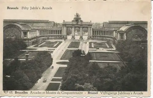 PC03355 Brüssel. Fünfzig Jubiläen Arcade. 1950. A. Dohmen