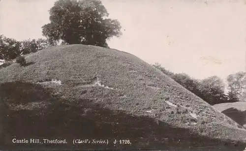 PC03837 Castle Hill. Thetford Clark. 1915