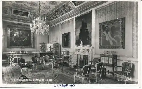 PC03650 Das Wohnzimmer. Harewood House. W. Scott. RP