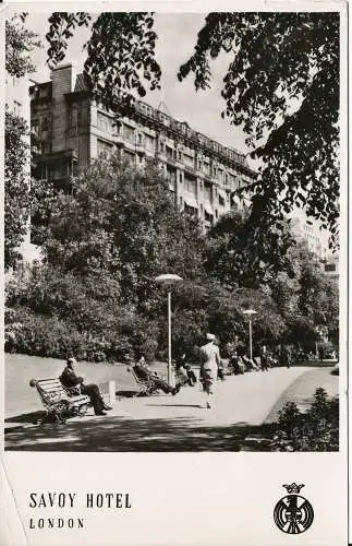 PC01634 Savoy Hotel. London. 1956. RP