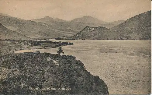 PC02020 Loch Lomond. Ardlui. 1922