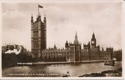 PC03997 Houses of Parliament. London. 1950. Lansdowne. RP