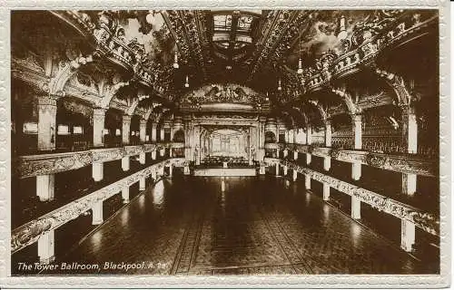 PC03867 Der Turm-Ballsaal. Blackpool. RP