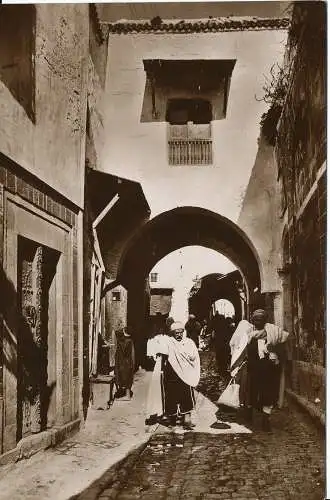 PC03160 Tunis. Eine alte Straße. C.A.P. RP