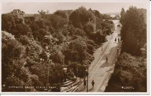 PC03872 Eingang Drive Eirias Park. Colwyn Bay. Valentinstag. RP