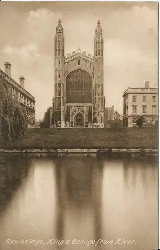 PC02333 Cambridge. Kings College von River. Frith