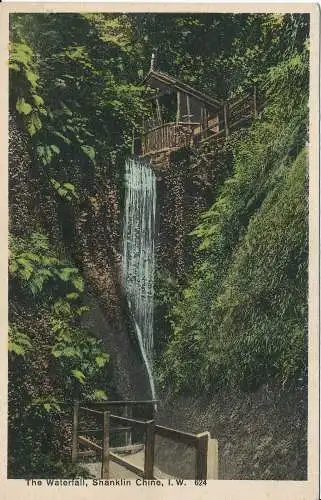 PC02348 Der Wasserfall. Shanklin China. I.o.W. Postkarte