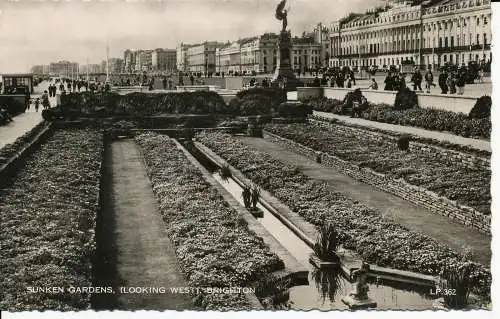 PC04037 Versunkene Gärten. Brighton. 1956. Lansdowne. RP