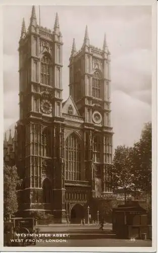 PC04027 Westminster Abbey. London. Excel-Serie. RP