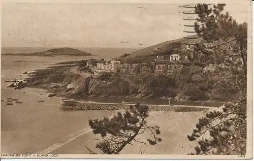 PC02290 Hannafore Point und Island Looe. 1946