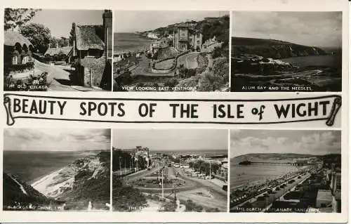 PC04971 Beauty Spots of Isle of Wight. Multi-View. RP