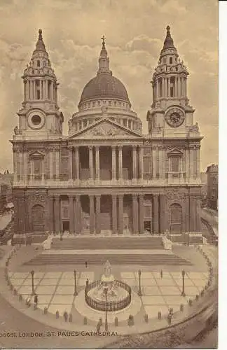 PC04157 London. St. Pauls Kathedrale. Photochrom Co 30691