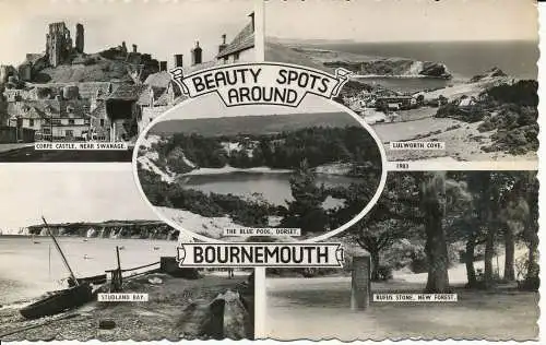 PC04961 Beauty Spots rund um Bournemouth. Multi-View. RP