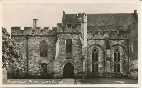 PC05011 Penshurst Place. Innenhof. R.A. Serie. RP