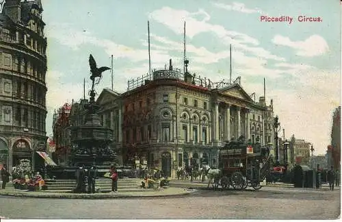 PC05436 Piccadilly Circus. London. Postkarte