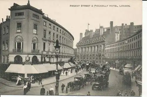 PC04323 Regent Street. Piccadilly Hotel. London