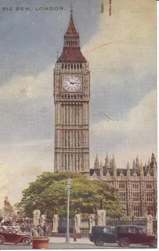 PC04338 Big Ben. London. D.F. und S. Postkarte