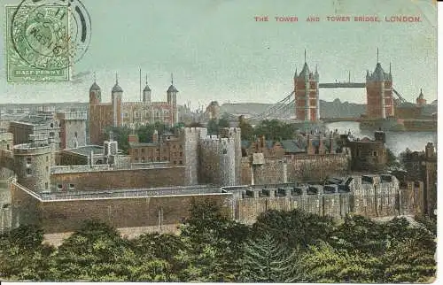 PC04352 Turm und Turmbrücke. London. 1911