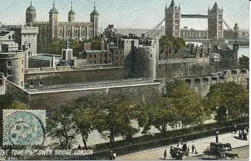 PC04293 Tower. Turmbrücke. London. 1905