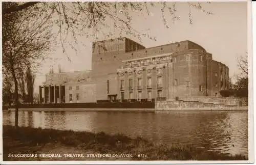 PC05382 Shakespeare Memorial Theatre. Stratford auf Avon. RP