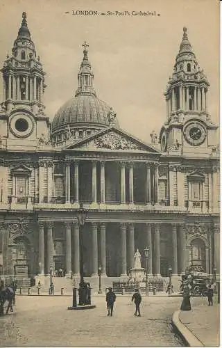 PC05422 London. St. Pauls Kathedrale. Postkarte