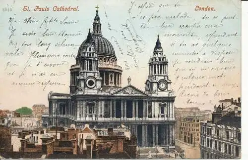 PC04294 St. Pauls Kathedrale. London. 1905