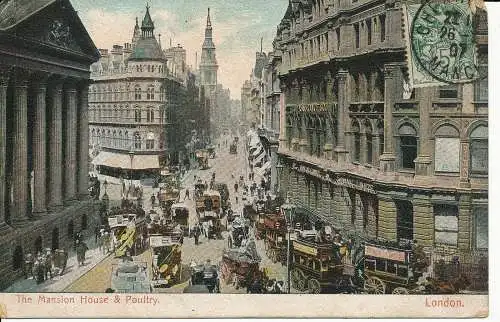 PC04169 Das Herrenhaus und das Geflügel. London. 1907