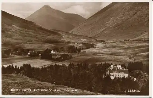 PC05228 Royal Hotel und Ben Douran. Tyndrum. Valentinstag. RP