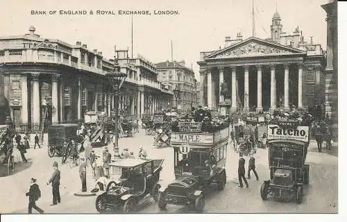 PC04353 Bank of England. Royal Exchange. London