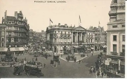 PC04198 Piccadilly Circus. London. Postkarte