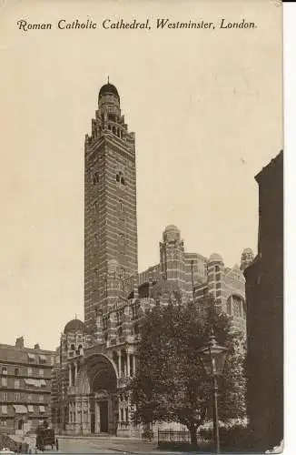 PC05567 römisch-katholische Kathedrale. Westminster. London. 1919