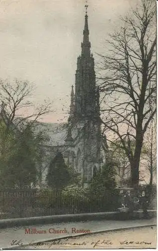 PC05897 Milburn Church. Renton. 1905