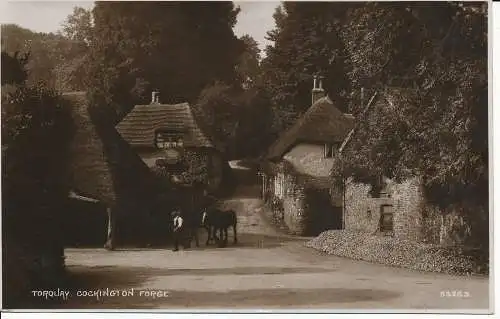 PC04978 Torquay. Cockington Forge. Photochrom Co Ltd. RP