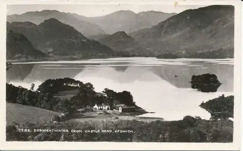 PC05338 Derwentwater von Castle Head. Keswick. RP