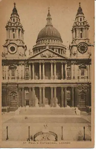 PC04130 St. Pauls Kathedrale. London. 1920