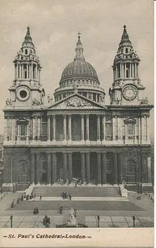 PC05423 St. Pauls Kathedrale. London. Clarke und Davies