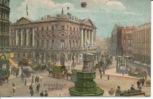 PC05438 Piccadilly Circus. London. 1909