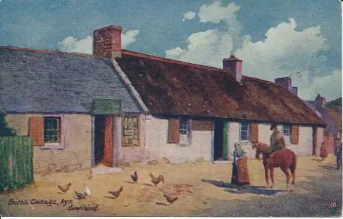 PC05888 Burns Cottage. Ayr. Schottland. 1924