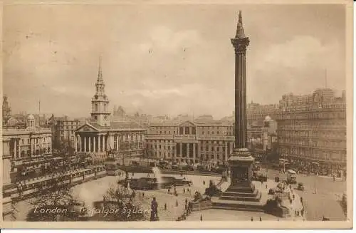 PC04380 London. Trafalgar Square. Tokin Postkarte