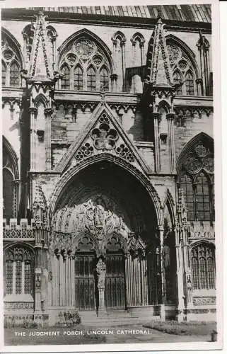 PC05064 The Judgment Veranda. Lincoln Cathedral. RP