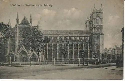 PC05671 London. Westminster Abbey. 1920