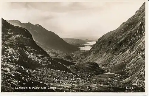 PC05329 Llanberis Pass und Seen. Valentinstag. RP