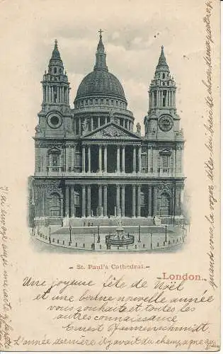 PC05424 St. Pauls Kathedrale. London. 1902