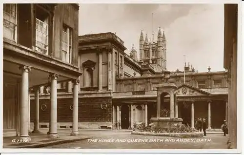 PC05114 Kings and Queens Bath and Abbey. Bad. Valentinstag. RP